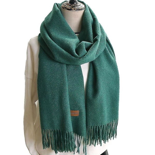 Scarffilt för kvinnor Scarf för kvinnor i Cashmere Feel Cashmere Sjal Emeralds