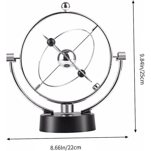 Elektronisk Svingball Perpetual Motion Fysisk Vitenskap Leketøy Kinetisk Kunst Globe Newton Pendel