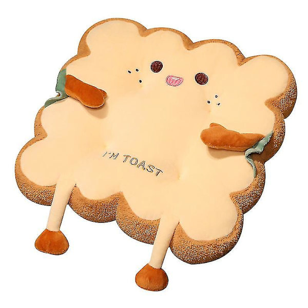 Söt plyschdocka Simulering Kawaii Bröd Toast U-formad Kudde Plyschleksaker Mjukt Stoppat Brödkudde A