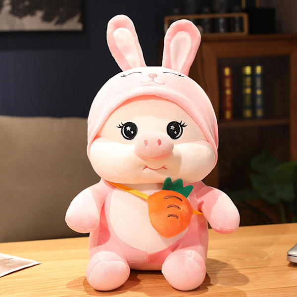 Suloiset eläimet pehmolelu, ei haalistumista ja hyvä joustavuus, pehmolelu taaperoille ja lapsille Carrot 25cm