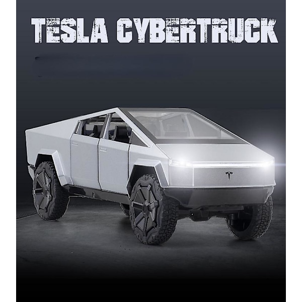 1:24 Tesla Pickup -simulaatioautomalli, koristelelut black