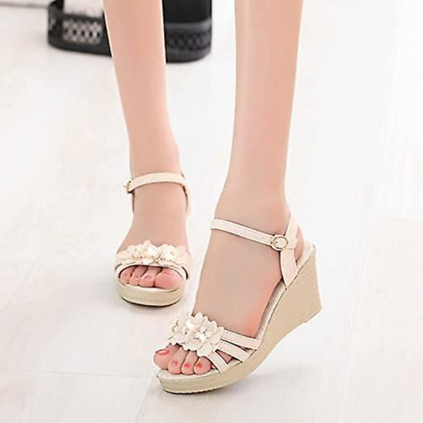 Dam Sandaler-all-match Plattform Lätta Sandaler Beige 36