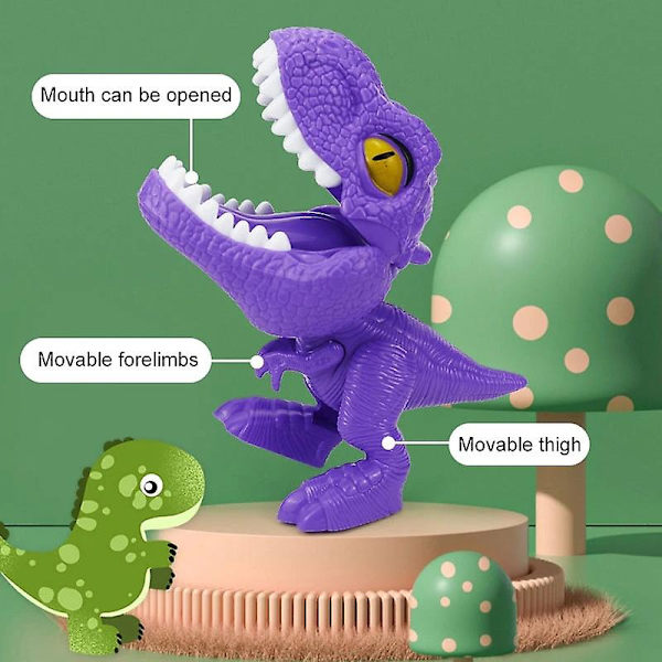 Tecknad Dinosaurie Barn Tandläkarleksaker Låtsaslek Läkare Simulering Barn Läkare Set Pedagogiska Leksaker För Flicka Pojke Gåva Green