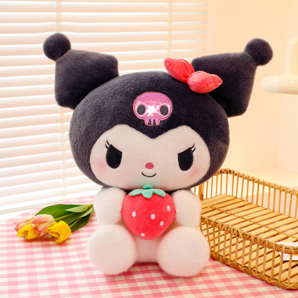 Kuromi Strawberry Melody Doll Plyschleksak Stor docka Melody 100CM