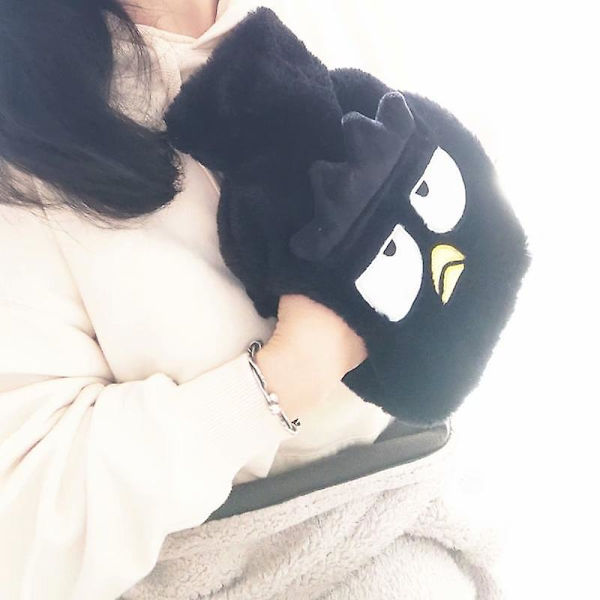 Kawaii Plysch Min Melodi Kuromi Varmvattenflaska Anime Mjuk Kanel Cartoon Plushie Vinter Varma Värme Hand Fötter Värmare Gåvor Leksaker bag