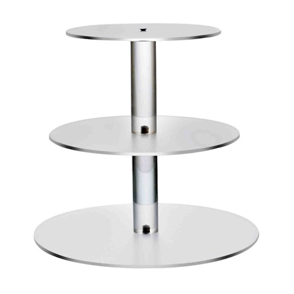 3/4/5/6 Vånings Tårtställ Transparent Glas Displaybricka Rack Dekorationsverktyg 5 Layers