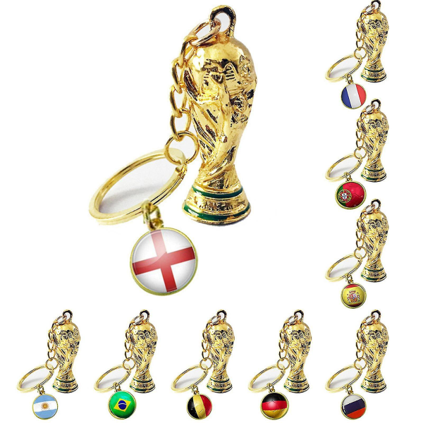 World Cup Trophy Nyckelring Fotboll Souvenir Nyckelring Ryggsäck Tillbehör Argentina