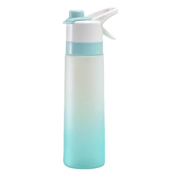 700 ml Spray Vandflaske Bærbar Gradient Frosted Flaske Udendørs Sports Drikkekop Blue