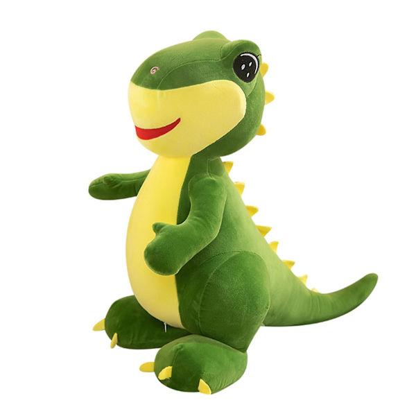 Tecknad Dinosaurie Plyschleksak Söt Storögd Dinosaurie Gosedjur Plyschdocka Barnpresenter Green