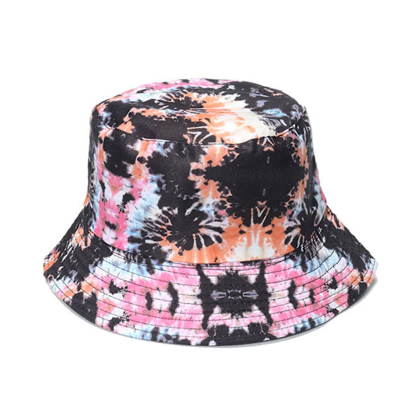 3D Hopfällbar Bucket Hat med Bred Brätte, Solhatt med Färgtryck, Lättvikt A G 56 58cm