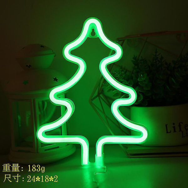 LED Neonvalo Seinätaidekyltti Makuuhuoneen Sisustus Sateenkaari Riippuva Yölamppu Kotibileet Juhlapyhien Sisustus Joululahja Christmas Tree