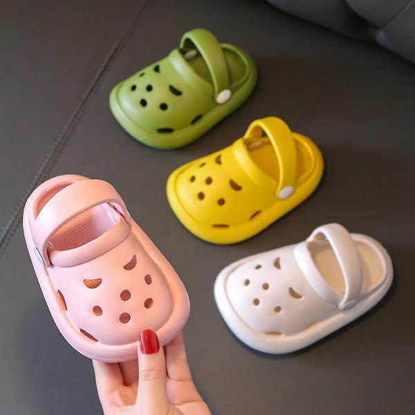 Strandsandaler Sklisikre Dusj Badeslippers Myke Sommersandaler White 20-21