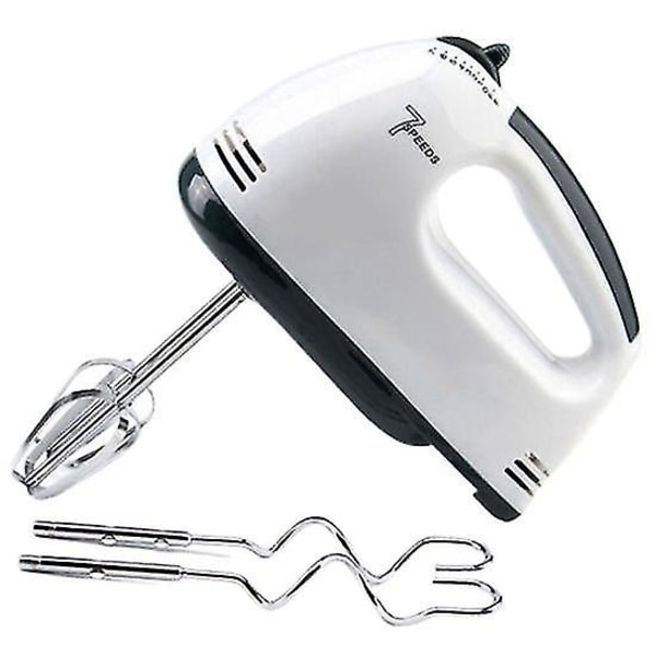 Portabel Elektrisk Handmixer, 7 Hastigheter Elektrisk Handmixer Äggvisp