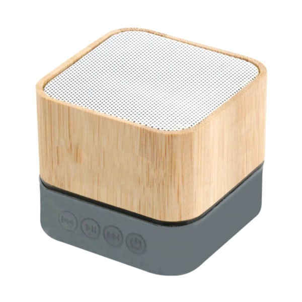 Kvadratisk Bluetooth-kompatibel högtalare Bärbar 3d Stereo Musik Högtalare För Fest Strand Camping Grey