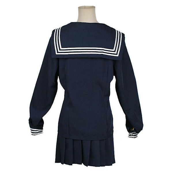 Drage & Tiger Cosplay Navy Jk Sailor Suit Plisseret Nederdel Cosplay Kostume L