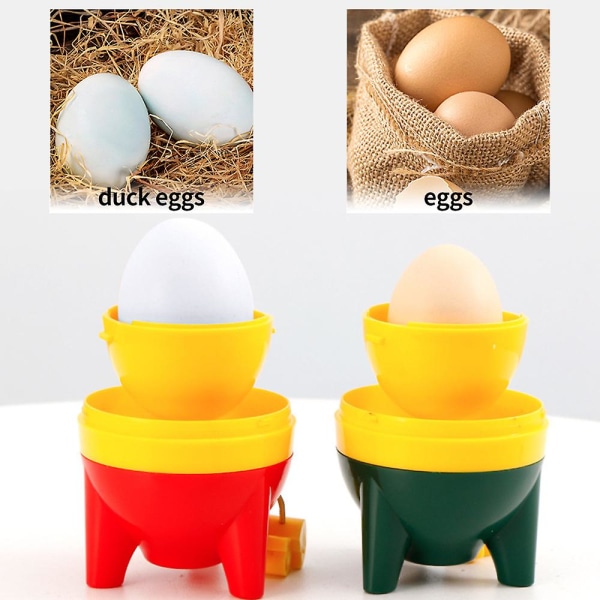 Äggvite- och ägguleblandare Äggrörare Skakmixer Manuell Äggtillverkare Köksredskap Green Yellow