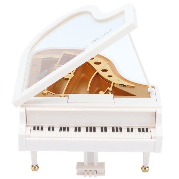 Musikbox Mini Retro Klassisk Piano Roterande Triangulär Musikbox För Hembordsdekoration Prydnad Present
