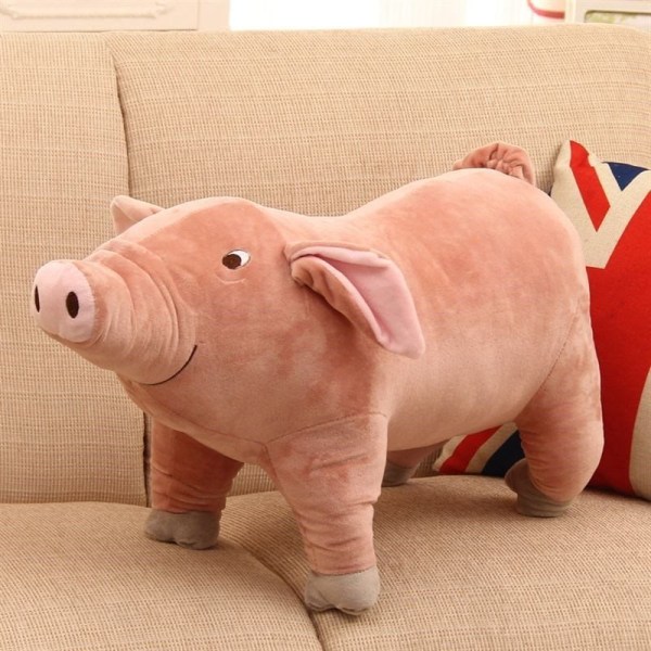 Mjuk leksak Pigg Pig Cartoon Accompany Sleeping Stuffed Animal Soft Toys 25CM