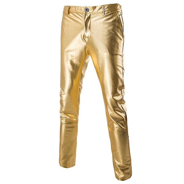 Miesten normaalikorkuinen vapaa-ajan housut Gold XL