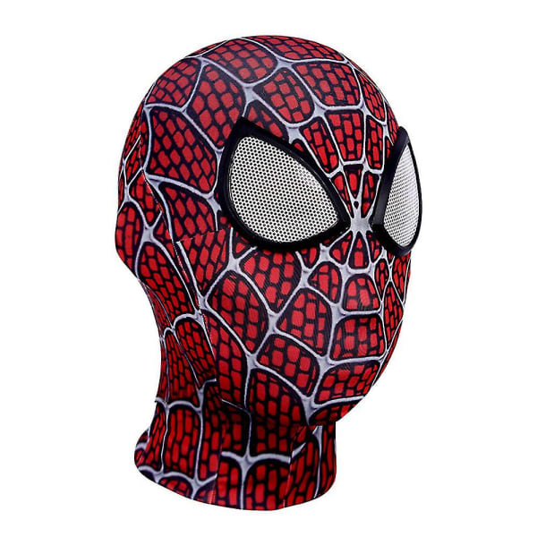 Hämähäkkimies Supersankari Aikuisten Naamio Unisex Halloween Cosplay Rekvisiitta Lahjat C