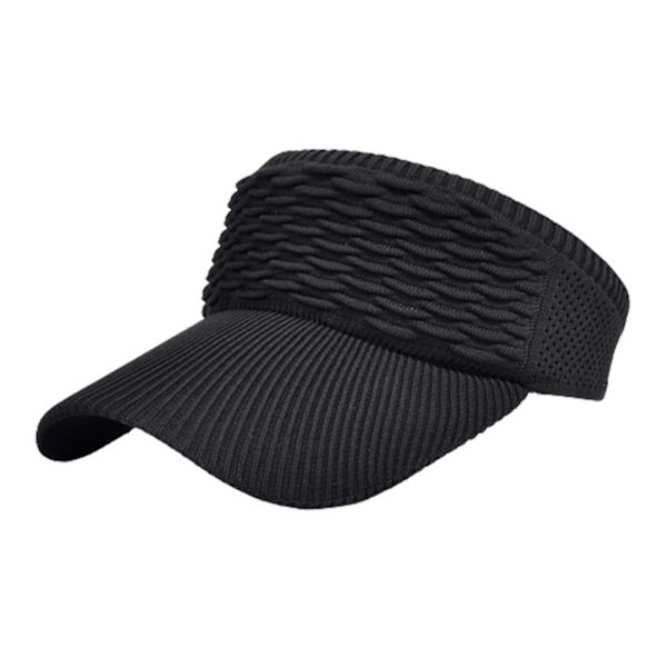 Fashion Sport Tom Hat för kvinnor All-match Andas Solhatt för picknick Camping Black