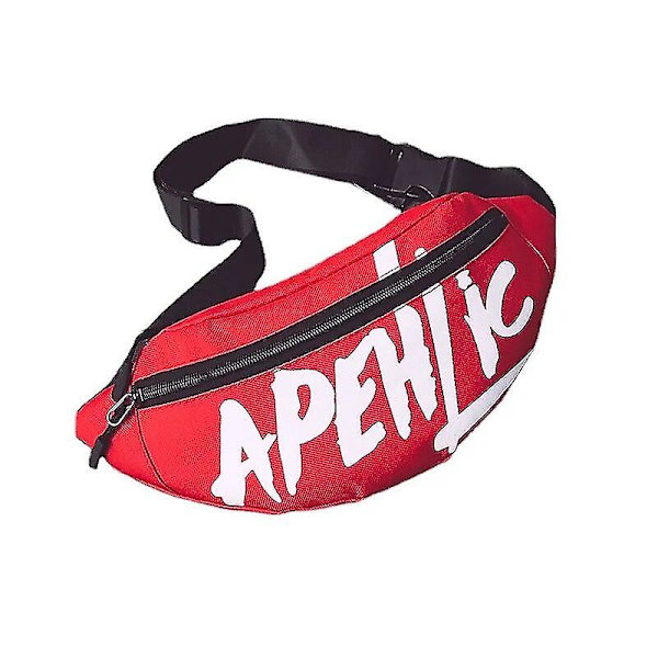 Midjeväska Bälte Resväska Handväska Bröstväska Bullet Pack Messenger Crossbody Axelväska Red