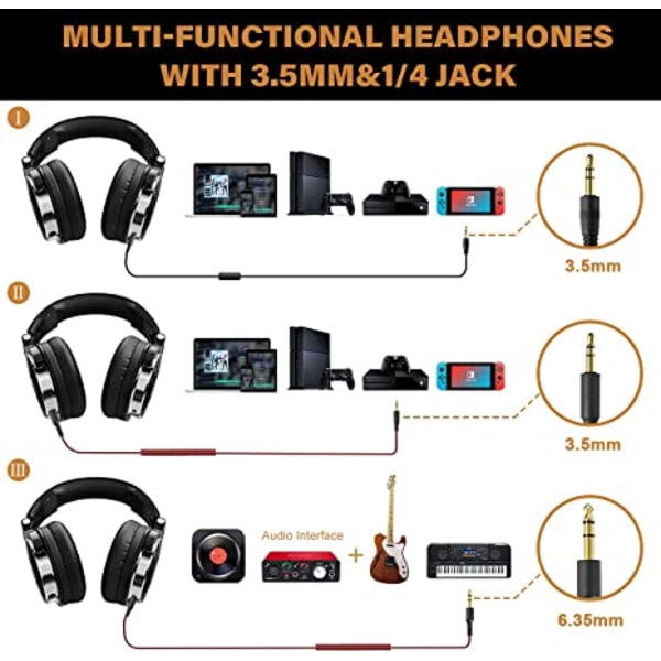 Kablet headset med foldbar, letvægtsmikrofon til støjreduktion blå