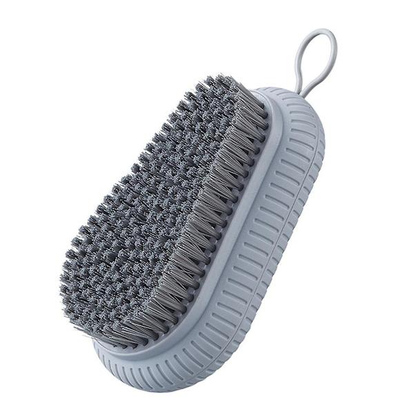 Pehmeä pyykkiharja vaatteiden puhdistusharja kenkäharja kotiin Grey