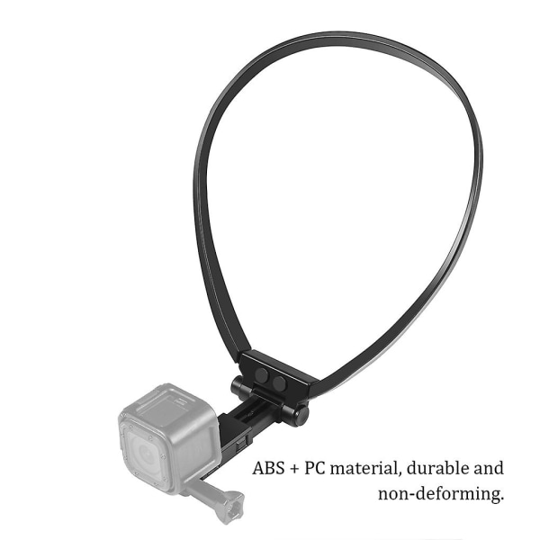 Nackfäste Halsband Hållare Videoinspelningsfäste Självhållare Med Mobiltelefonklämma För Insta360 One Rs X2 X3