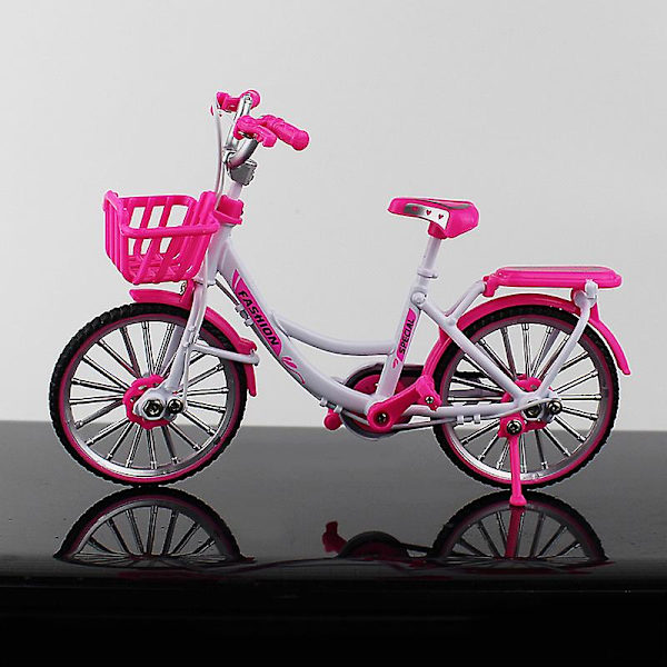 Mini Cykelmodell Leksak Legering Plast Downhill Mountainbike Leksaker Presenter Till Pojkar Road Racing Red