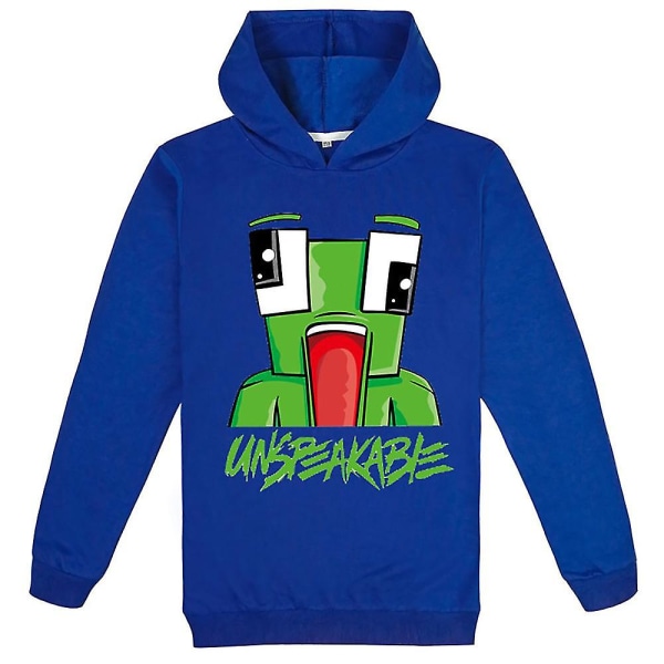 Kids Unspeakable Hoodie Pullover Sweatshirt-1-3 Dark Blue 9-10 Years