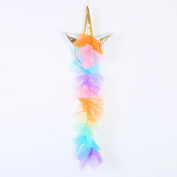 Flickor Enhörning Party Prinsessa Cosplay Kostym Maskeradset Multicolour 4-5 Years