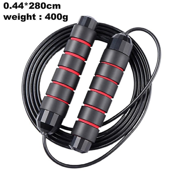 Sjippetov Sammenfiltringsfri Kuglelejer Vægt Sjippetov Justerbar Wor red black 400g