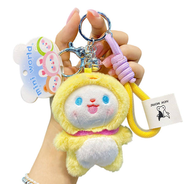 10 cm Frø Plys Nøglering Rygsæk Dekorative Vedhæng Egnet Til Skoletaske Crossbody Taske Chicken 10CM