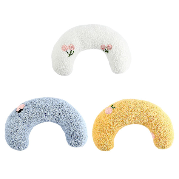 Liten Pute For Katter Ultra Myk Fluffy Beroligende Kjæledyrleke Halv Smultring Cuddler 3 farger yellow