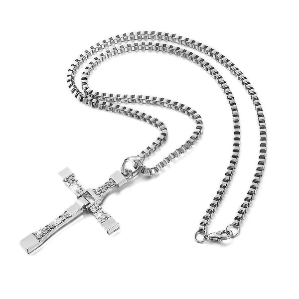 Filmsmycken Dominic Toretto Herr Halsband med Korshänge