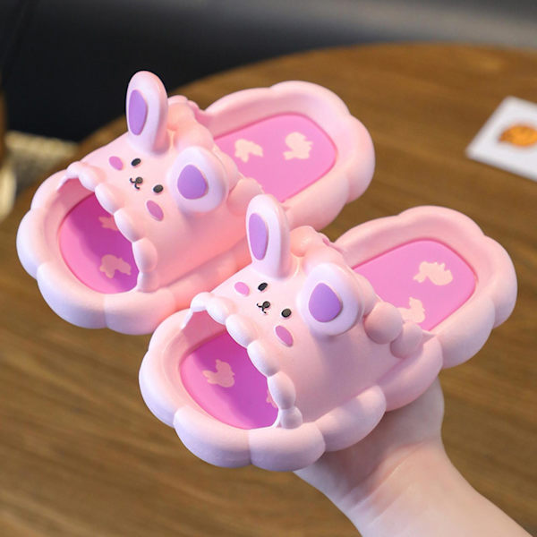 Lasten sisätossut lapsille, kesän rantatossut, lahja jouluksi, syntymäpäiväksi, uudeksi vuodeksi Pink 26 and 27
