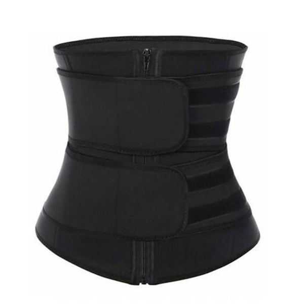 Slimmande kroppsformande bälte för kvinnor, magkontroll, svettgenererande shapewear-korsett, lämplig för träningspass L
