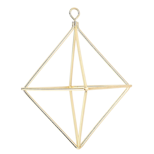 Riippuvat kukkaruukut, geometrinen keinuteline, takorautaa, Tillandsia-ilmakasviteline, kolmion muotoinen metalli