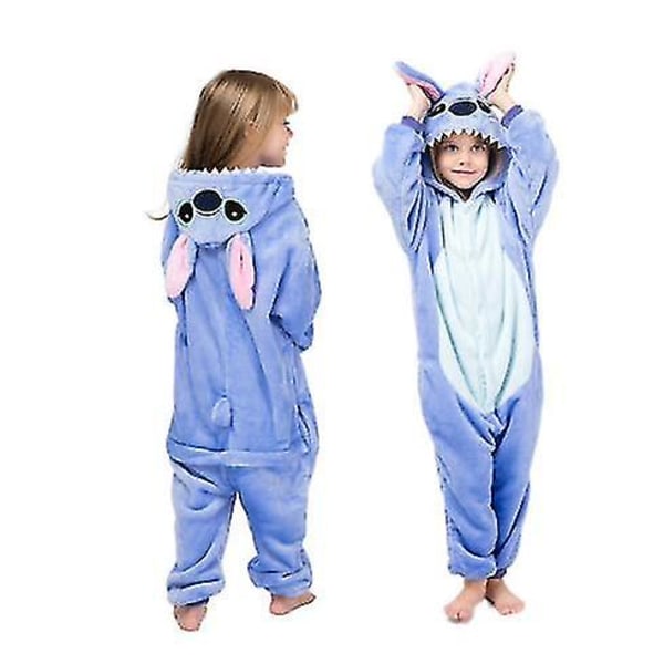 Lasten Talvi Stich Pyjamat Yöasut Yksisarvis Onesie Pojat Tytöt Peitto Makuupussi Vauvan Puku 120CM