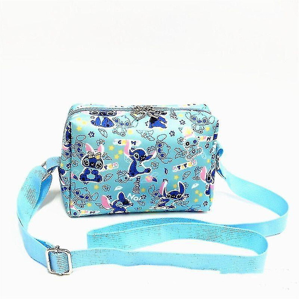 Vattentät Lilo Stitch Crossbody Väska Plysch Handväska Messenger Leksak Present Axelväskor_tmall Blue