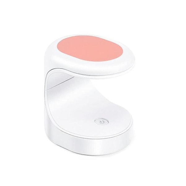 Mini Enkeltfinger Negletørker UV LED Lampe For Negler USB Bærbar Hjemmebruk Pink