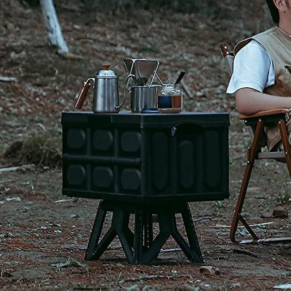 Hopfällbar Pall Hopfällbar Stegpall För Barn Och Vuxna Pallstol För Camping Fiske Hem Kök Khaki L