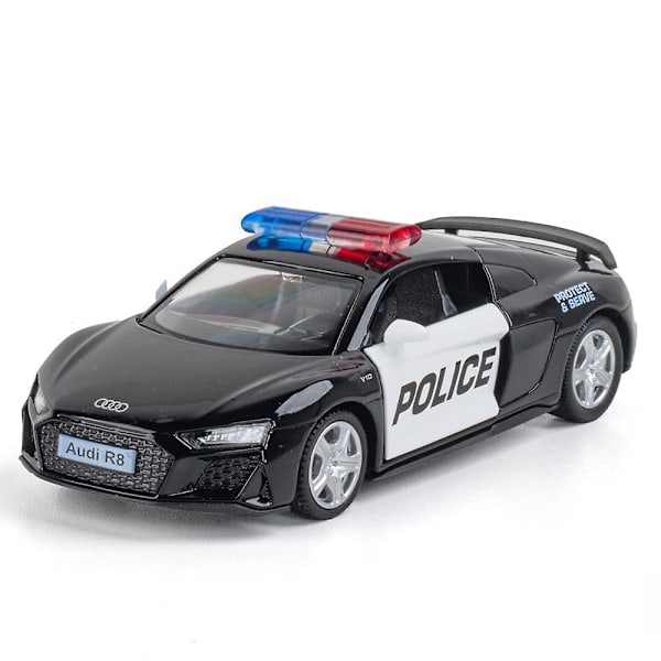 1:36 Amerikansk polisbil modellbil legering bilmodell barnleksaker audi