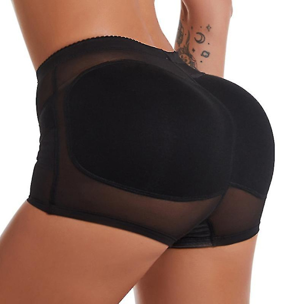 Dambottenlyft Fusk Höftlyft Byxor Andningsbart Meshbälte Boxer Kroppsformande Byxor Apricot XL