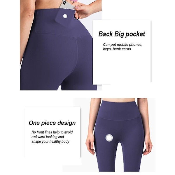 Mjukt Yoga Set Dam Sportkläder Träningsdräkter Utan Sömmar Fram Yoga Kläder Gym Set Sportkläder Cacao set 1 M