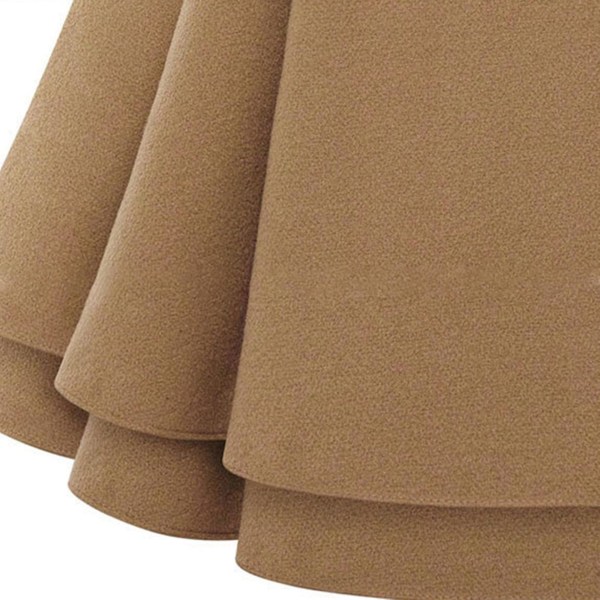 Dam vinter lång trenchcoat Camel 2XL