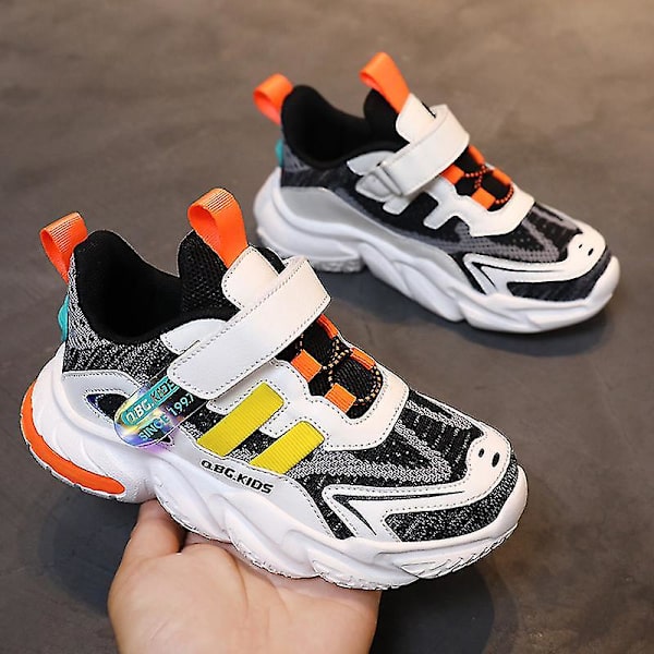 Børnesneakers Fly Weaving Løbesko Mode Sportssko 34