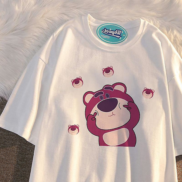 Fashion Kawaii Sanrios Kortärmad Söt Mjuk Cinnamoroll Tecknad Anime Vilt Tryck Kortärmad Plyschleksaker För Flickor Gåvor L 16
