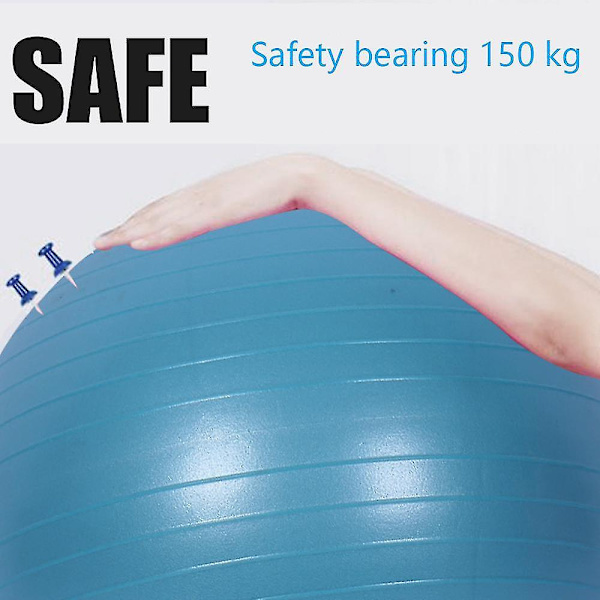 Gym Yoga Träningsboll, Yoga Träningsboll, Core Träning För Yoga Fitness blue 55cm